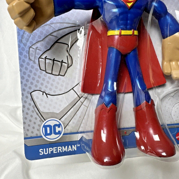 Justice‎ League DC Flextreme! Superman 7" Bendable Figure Mattel New NIB Sealed - Picture 3 of 7
